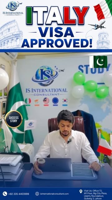 Abdullah Malik — Italy Long-Term Study Visa Approved
