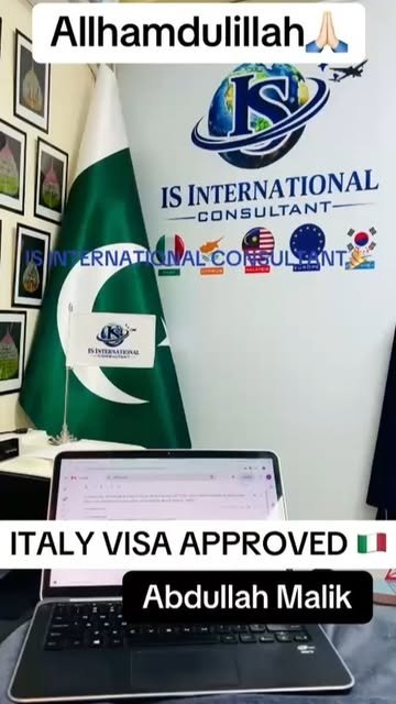 Abdullah Malik — Italy Visa Approved — Announcement